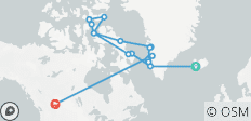Northwest Passage: The Legendary Arctic Sea Route (Ocean Explorer), Operated by Quark - 16 destinations