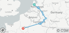 Le Rhin et la Moselle : canaux, vignobles et châteaux, avec 2 nuits à Amsterdam et 2 nuits à Paris en 2027 - 12 destinations