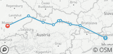 Danube Symphony avec 1 nuit à Budapest et 2 nuits à Munich (Westbound) 2027 - 9 destinations