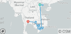 Fascinant Vietnam, Cambodge et Mékong avec Hanoi, Ha Long Bay et Bangkok (vers le nord)