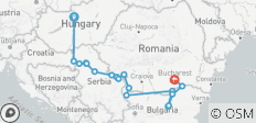 Découverte des Balkans avec 1 nuit à Budapest et 1 nuit à Bucarest - 18 destinations