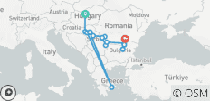 Découverte des Balkans avec 1 nuit à Budapest et 1 nuit à Bucarest 2027 - 15 destinations