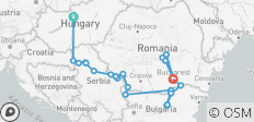 Balkan Entdeckung mit 1 Nacht in Budapest, 1 Nacht in Bukarest & 2 Nächte in Transsylvanien - 23 Destinationen
