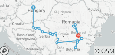 Découverte des Balkans avec 1 nuit à Budapest, 1 nuit à Bucarest et 2 nuits en Transylvanie - 22 destinations