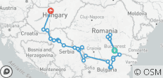 Le Danube de la Roumanie à Budapest avec 1 nuit à Bucarest, 2 nuits en Transylvanie et 1 nuit à Budapest 2027 - 27 destinations