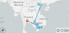 Fascinant Vietnam, Cambodge et Mékong avec Hanoi, Ha Long Bay et Bangkok (vers le sud)