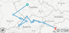 Donau dromen voor wijnliefhebbers met 2 nachten in Praag (heen en terug) 2027 - 14 bestemmingen