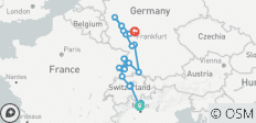 Kersttijd aan de Romantische Rijn met 3 nachten aan het Comomeer, 1 nacht in Luzern met de Zwitserse Alpen (richting het noorden) 2027 - 22 bestemmingen