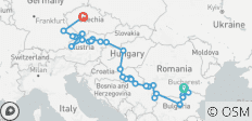 The Danube from Romania to Germany with 1 Night in Bucharest & 2 Nights in Prague 2027 - 34 destinations