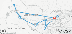 Viaje de descubrimiento a Uzbekistán - Viaje privado - 17 destinos