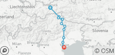Innsbruck - Venetië: van de Nordkette tot de gondeliers (7 dagen) - 12 bestemmingen