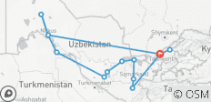 Circuit d\'aventure en Ouzbékistan - Circuit privé - 14 destinations