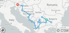 Tous les pays des Balkans : Un circuit privé de 16 jours - 22 destinations