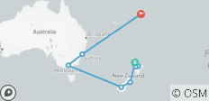 Nueva Zelanda, Costa Este de Australia y Fiyi - 17 días - 9 destinos