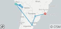 Pérou - Buenos Aires, Iguazu et Rio - 14 jours - 28 destinations