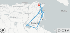 Grand Tour Tunisie Top Deluxe 7 Nuits | 8 Jours - 9 destinations