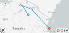12 Tage Tansania Great Wildebeest Migration Safari & Sansibar Urlaub - 5 Destinationen