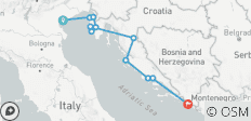 Adriatic Explorer - Croatie, Slovénie et Italie, circuit de 10 jours en petit groupe - 11 destinations