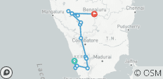 Luxus Kerala Backwaters mit Karnataka Highlights - 15 Destinationen