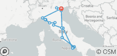 Croisière et circuit : Découvrez le meilleur de l\'Italie (2027) (De Venise à Venise, 2027) - 28 destinations
