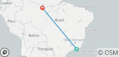 Río de Janeiro y un crucero por el Amazonas y el Río Negro - Un Crucero Exclusivo por la Naturaleza Prístina y Oculta (crucero puerto a puerto) - 4 destinos