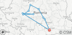Das Herz von Rumänien - 10 Destinationen