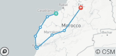 Reichsstädte und marokkanischer Atlantik Ende Fez - 9 Destinationen
