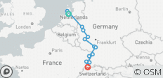 Début de saison sur le Rhin 2027 - 8 jours (from Amsterdam to Bâle) - 14 destinations
