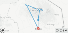 Kilimanjaro über die Northern Circuit Route - 8 Tage Klettern + 2 Tage im Hotel - 7 Destinationen