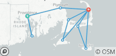 Islas de Nueva Inglaterra (Providence, RI a Cape Cod, MA) (2027) - 13 destinos