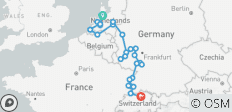 Rhin romantique et Moselle 2027 - 15 jours (from Amsterdam to Zurich) - 25 destinations
