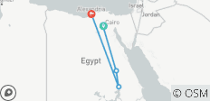 10-Day Luxury Egypt Tour: Pyramids, Nile Cruise, Abu Simbel & Alexandria - 5 destinations