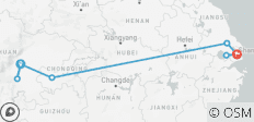 Chengdu et croisière sur le Yangtsé jusqu\'à Shanghai - 10 jours - 8 destinations