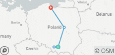 Le meilleur de la Pologne - Cracovie, Varsovie et Gdansk