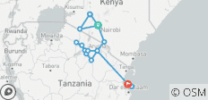 Kenya and Tanzania: Safari Adventures & Coastal East Africa - 23 destinations