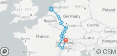 Joyaux du Rhin & Glacier Express 2027 - 23 destinations