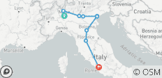 Voyage classique - Des lacs italiens à Rome - 10 jours/9 nuits - 12 destinations