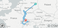 Berlin, Majestic Rhine & Glacier Express 2027 - 14 jours - 20 destinations