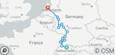 Kerstmarkten aan de Rijn 2027 - 8 Dagen (van Zurich naar Amsterdam) - 15 bestemmingen