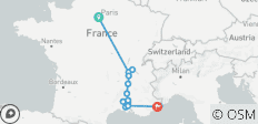 Paris to Nice & Sensations of Lyon and Provence 2027 - 17 destinations