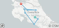 Costa Rica Scenic Multi-Activity Self-Drive Road Trip - 9 Days - 8 destinations