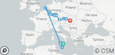Viaje a Sicilia y Malta con Magnificent Europe Catania → Budapest (2027) - 38 destinos