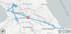 Aserbaidschan und Georgien eingeschlossen - 24 Destinationen