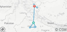 Golden Triangle to Leh Heights Trail By G Experiences - 10 destinations