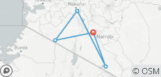 3 dagen Amboseli, Lake Nakuru en Masai Mara Prive Tour - 5 bestemmingen