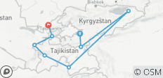 La carretera del Pamir y la Ruta de la Seda (14 días) - 8 destinos