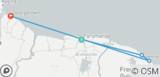 Suriname, French Guiana & Guyana Adventure: Rainforest, Culture & History Tour 9-Day - 4 destinations