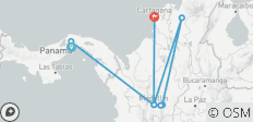 Le canal de Panama, la Comuna 13 de Medellín et la ville fortifiée de Carthagène : un voyage privé à travers le Panama et la Colombie - 8 destinations