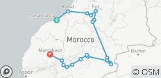 Excursión a las Ciudades Imperiales y el Desierto desde Casablanca (9 Días) - 19 destinos