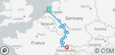Les incontournables du Rhin 2027 - 8 jours (d\'Amsterdam à Zurich) - 20 destinations